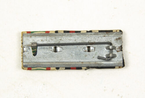 German WWI triple ribbonbar with Ek2 + Frontkämpfer Ehrekreuz + Hungarian WWI Commemorative medal
