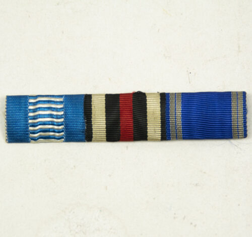 German ribbonbar with Bayern Ludwigkreuz + Nichtkämpfer Ehrenkreuz +NSDAP Dienstauszeichnung 15 Jahre