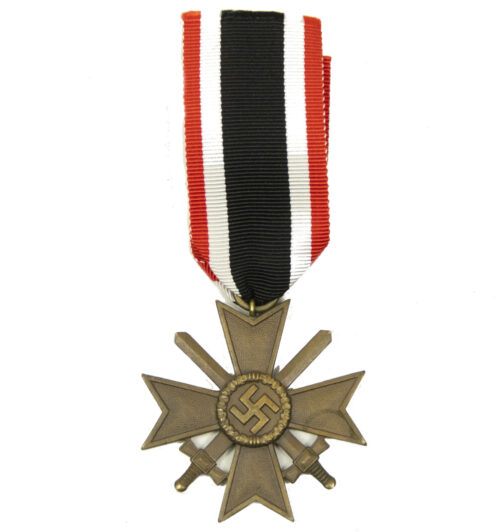 Kriegsverdienstkreuz mit Schwerter (KVK) War Merit Cross with Swords (MM “54 Gottlieb & Wagner from idar-Oberstein)