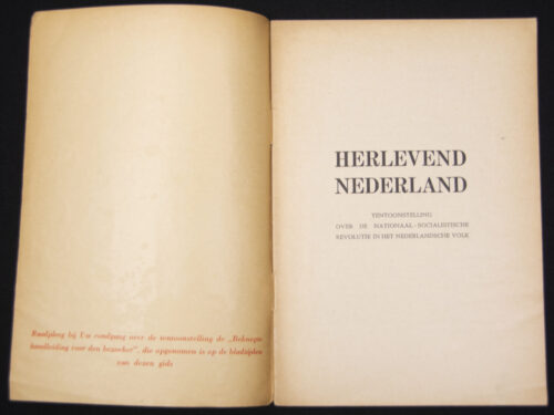 (NSB) Tentoonstelling Herlevend Nederland