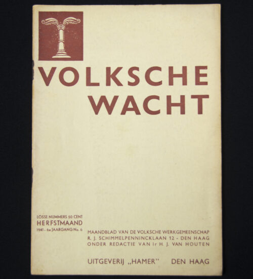 (NSB) Volksche Wacht 6e Jaargng No. 6 (1941)