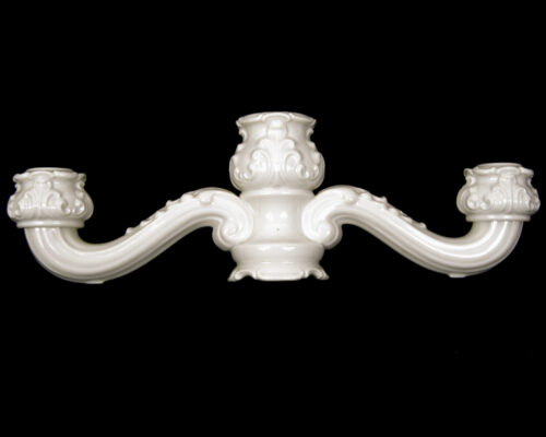 SS Allach porcelain baroque candelabra model 23