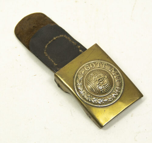WWI Prussian buckle with tab