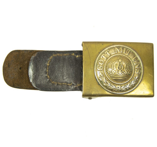 WWI Prussian buckle with tab