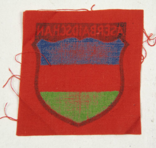 WWII German Foreign Volunteer shield Aserbaidschan