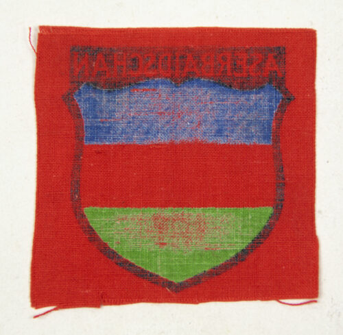 WWII German Foreign Volunteer shield Aserbaidschan