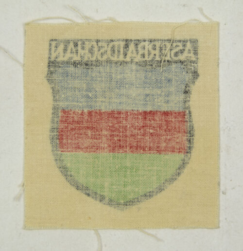 WWII German Foreign Volunteer shield Aserbaidschan