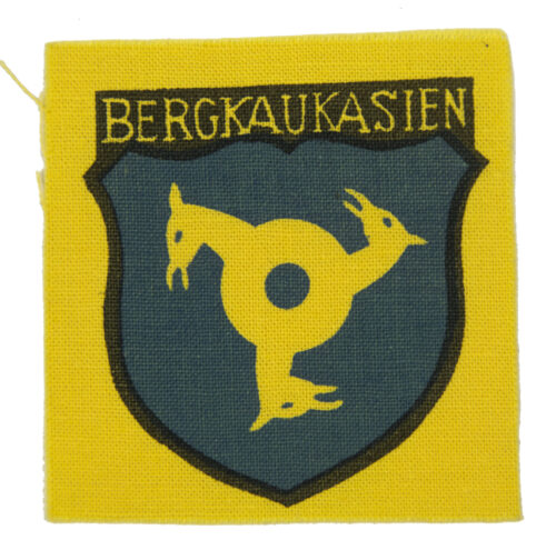 WWII German Foreign Volunteer shield Bergkaukasien