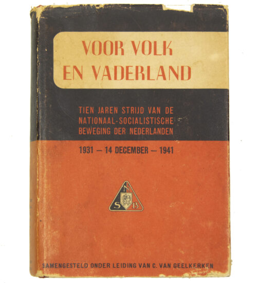 (Book) NSB - Voor Volk en Vaderland - with dustjacket (1943)
