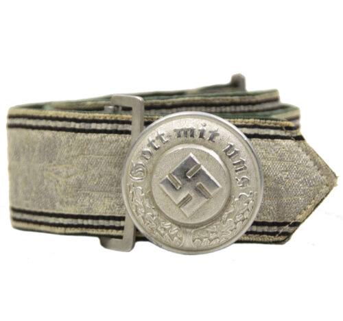 Waffen-SS Police (Polizei) Brocade Belt Set for Polizeiführer/Polizeioffiziere