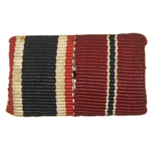 Double ribbon with Kriegsverdienstkreuz ohne Schwerter + Ostmedaille