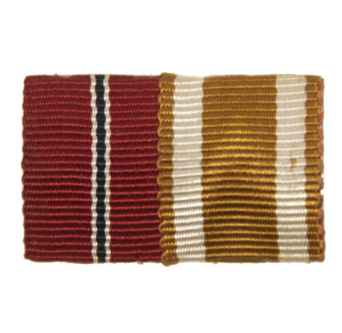 Double ribbon with Ostmedaille + Westwall medaille