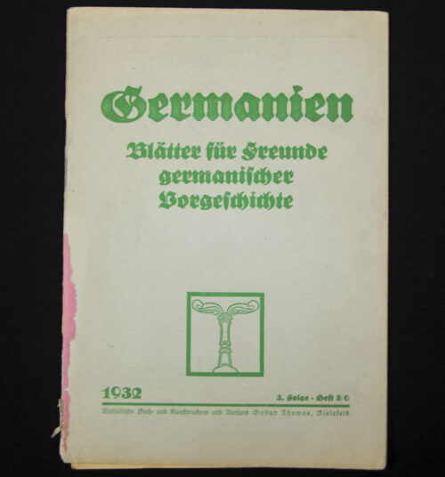 (Magazine) Germanien 3. Jahrgang - Folge 3. Heft 56 (1932)