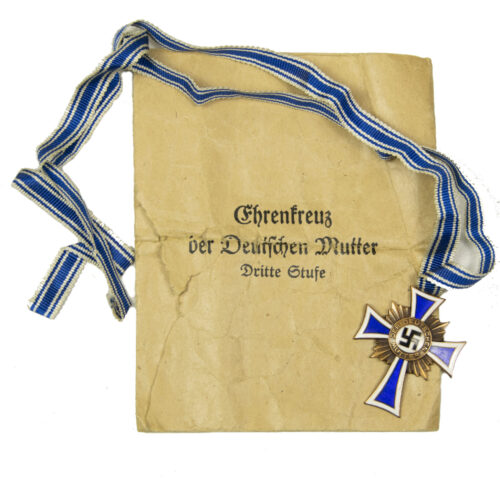 Motherscross Mutterkreuz bronze + enveloppe (MM Paulmann & Crone Lüdenscheid)