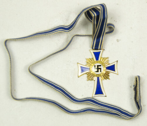 Motherscross Mutterkreuz gold + long ribbon