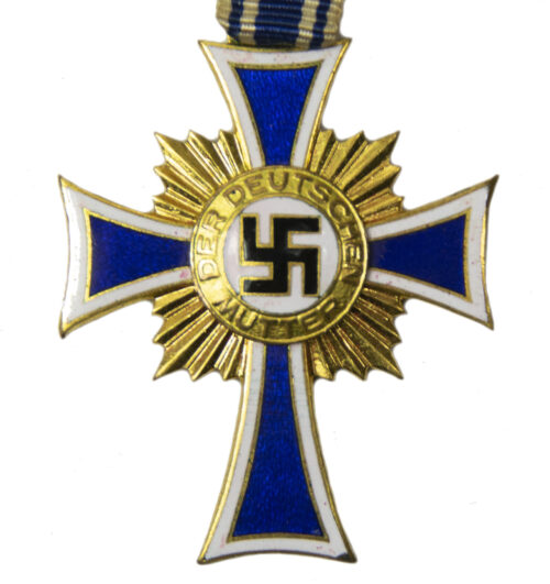Motherscross Mutterkreuz gold + long ribbon