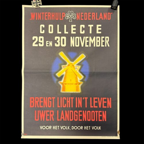 (Poster) Winterhulp Nederland (WHN) 29-30 November Brengt licht in 't leven uwer Landgenoten (60x44cm)
