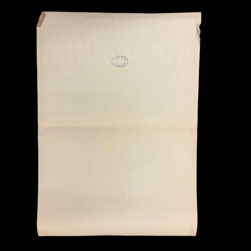 (Poster) Winterhulp Nederland (WHN) Straatcollecte 14-15 November (60x44cm)