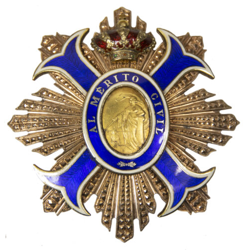 (Spain) Orden del Mérito Civil Breast Star