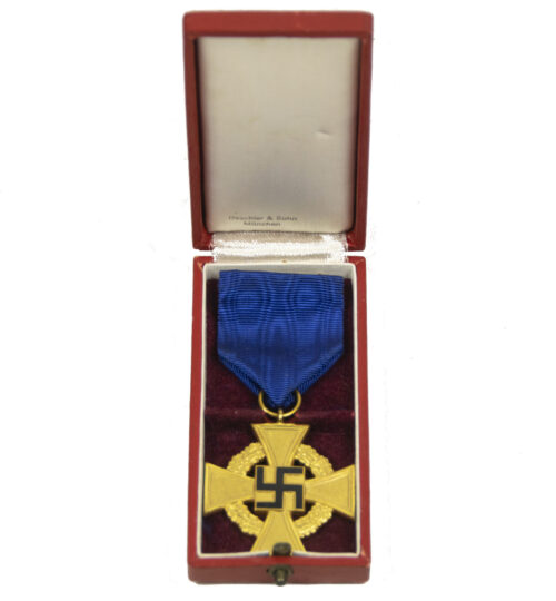 Treue Dienste 40 jahre Kreuz (MM Deschler & Sohn München) + etui