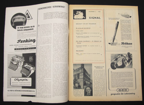 WW2 Dutch Magazine – Signal No. 2, Dutch language (1945)