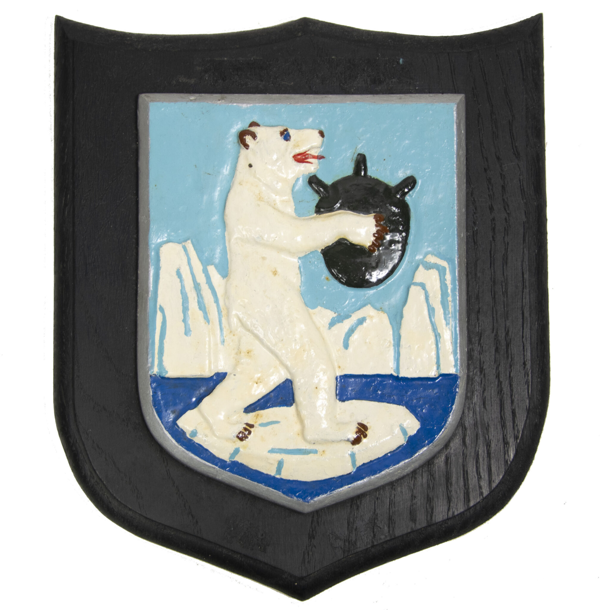 WWII German - Norwegen 21. Minensuchflottille (MS-Flottille) plaque