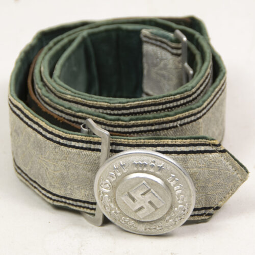 Waffen-SS Police (Polizei) Brocade Belt Set for PolizeiführerPolizeioffiziere