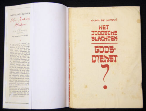 (Book NSB) G. A. M. de Monye - Het joodsche slachten - Godsdienst (1942)