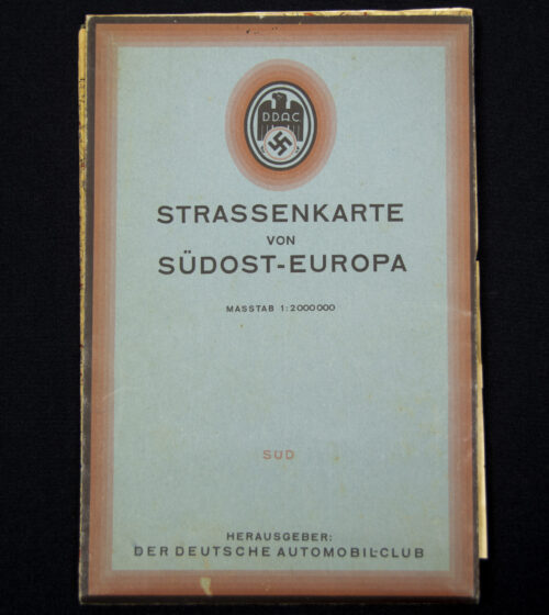 DDAC- Strassenkarte von Südost-Europa (1942)
