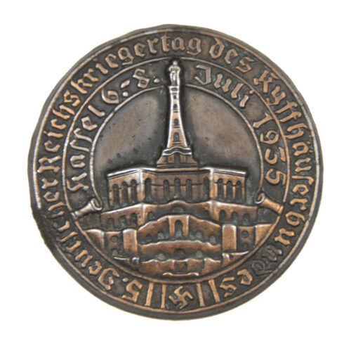 Deutscher Reichskriegertag des Kyffhäuserbundes in Kassel 1935 abzeichen