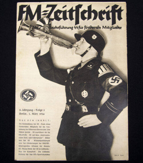 (Magazine) SS-FM Zeitschrift - Reichsführung SS für fördernde Mitglieder - 3. JahrgangFolge 3 (1936)