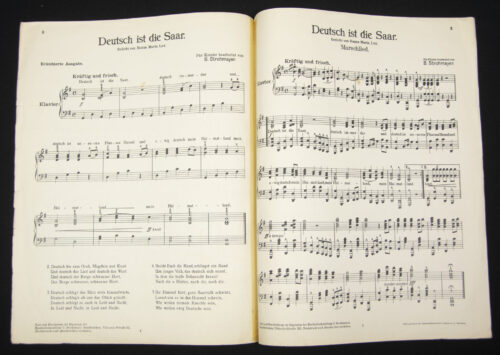(NSDAP) Deutsch ist die Saar - sheet music