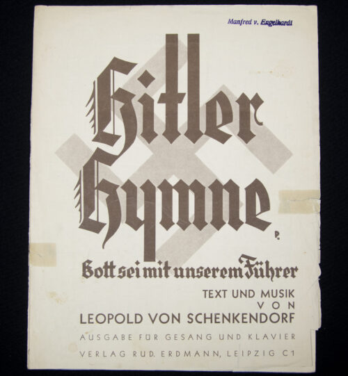 (NSDAP) Hitler Hymne - sheet music