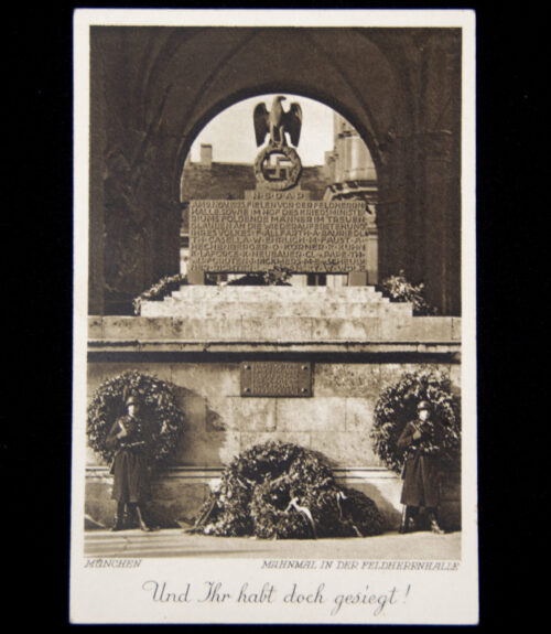 (Postcard) München Mahnmal in der Feldherrnhalle