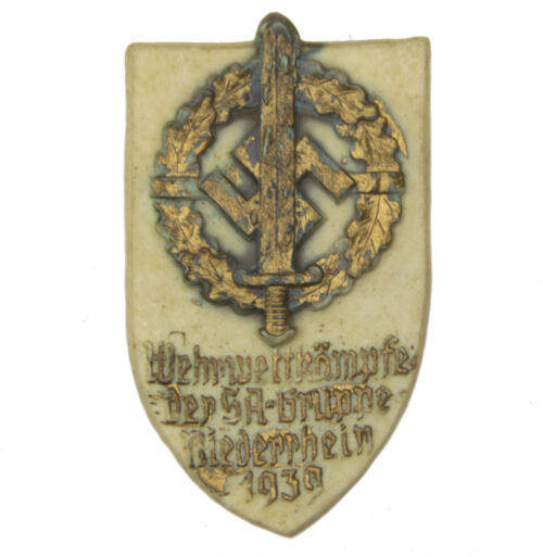 SA Wehrwettkämpfe Der SA-Gruppe Niederrhein 1939 abzeichenSA Wehrwettkämpfe Der SA-Gruppe Niederrhein 1939 abzeichen