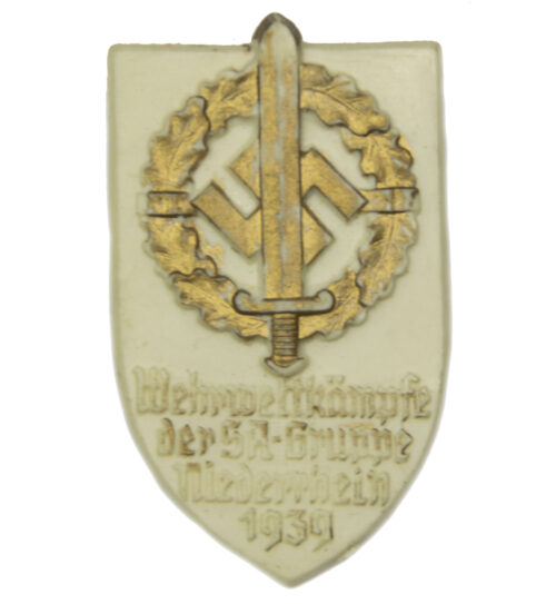 SA Wehrwettkämpfe Der SA-Gruppe Niederrhein 1939 abzeichen