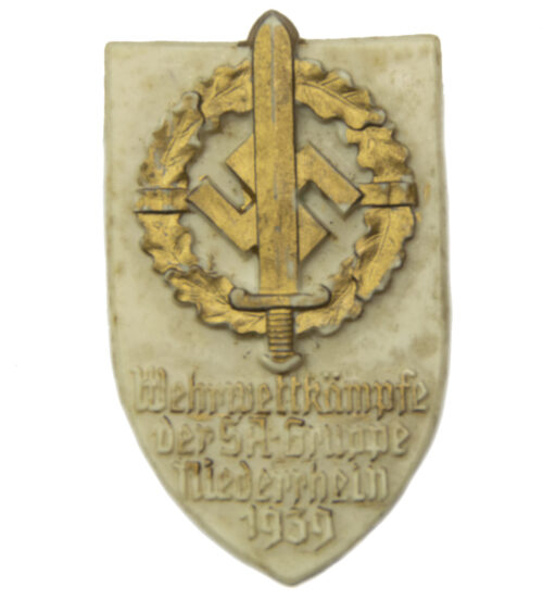 SA Wehrwettkämpfe Der SA-Gruppe Niederrhein 1939 abzeichen