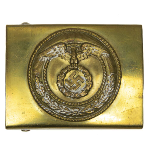 SA parade buckle with diagonal swastika centre