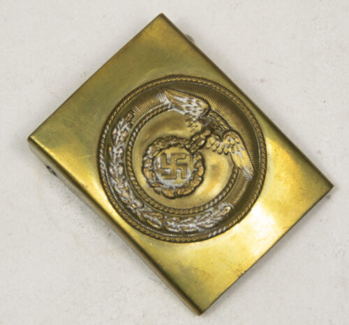 SA parade buckle with diagonal swastika centre