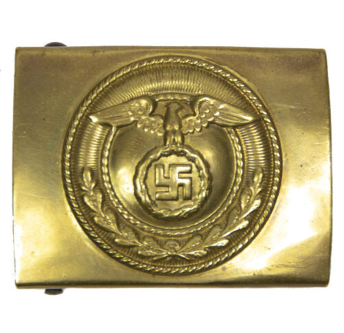 SA parade buckle with horizontal swastika