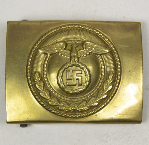 SA parade buckle with horizontal swastika