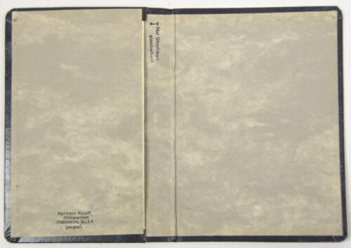 Soldbuch protective cover (by hermann Roloff Militärartikel)