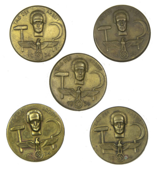 Tag der Arbeit 1934 abzeichen (5x)