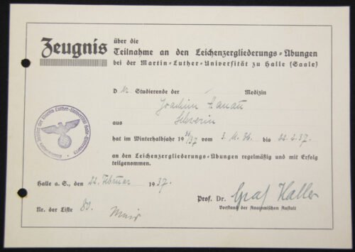 Third Reich Studentgrouping with countless documents