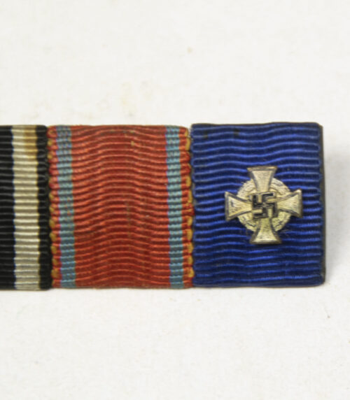 Württemberg ribbonbar with Wilhelmskeuz Frontkämpfer Ehrenkreuz + long service medal + Treue Dienste 25 Jahre