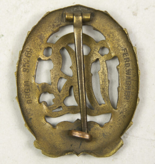 Deutsches Reichssportabzeichen (DRL) bronze – (Maker Ferdinand Wagner)