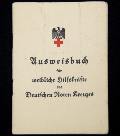 Deutsches Rotes Kreus (DRK) Ausweisbuch für Weibliche Hilfskräfte (1938)