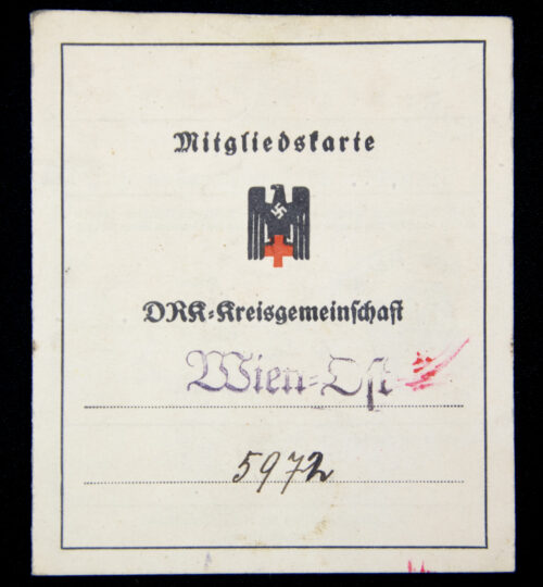 Deutsches Rotes Kreuz Mitgliedskarte DRK-Gemeinschaft