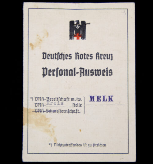 Deutsches Rotes Kreuz personal-Ausweis Kreisstelle Melk