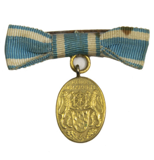 Ehrenzeichen des Verbandes Bayerischer Industriellen miniature medal for 40 years faithfull service